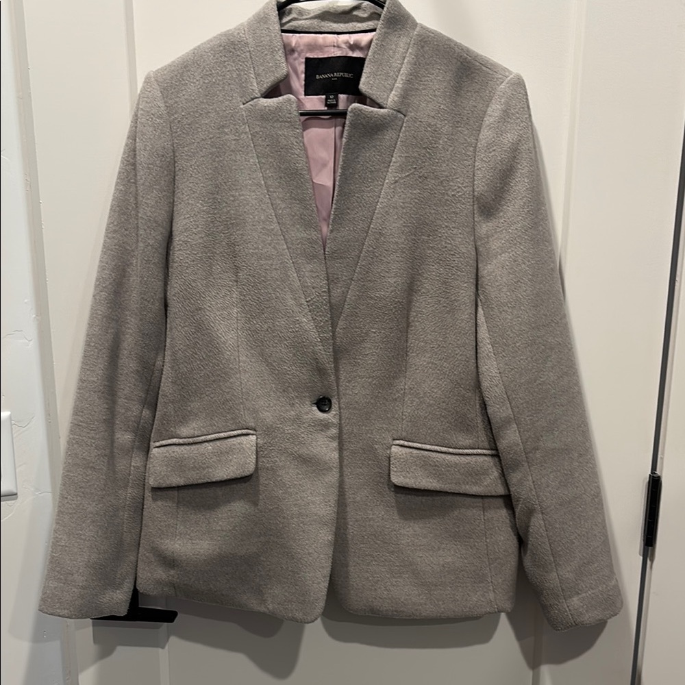 Banana Republic Gray Blazer/Jacket